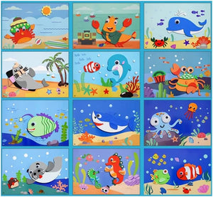 Afbeelding openen in diavoorstelling, 3D Sticker Puzzles (12 Sheets)
