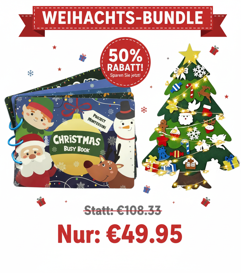 DIY kerstboom voor kinderen