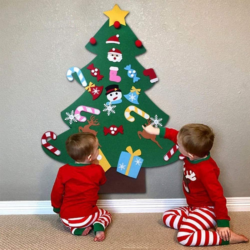 DIY kerstboom voor kinderen